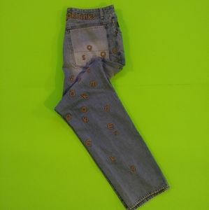 Embroided Akademik Jeans
